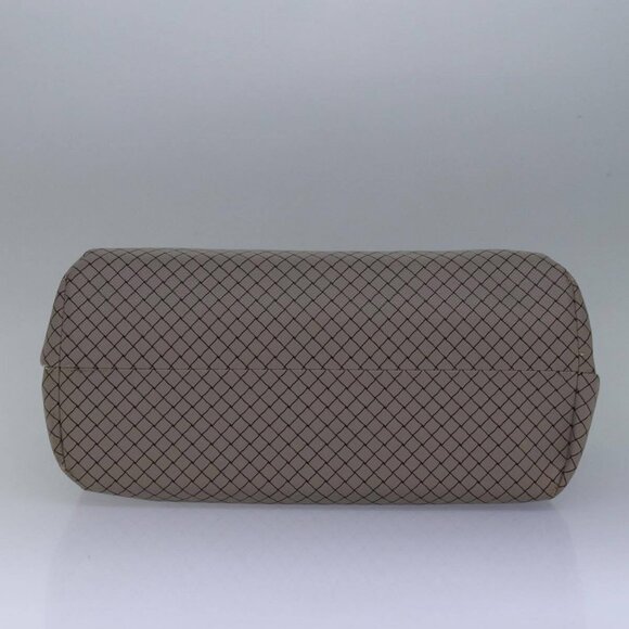 BOTTEGA VENETA Hand Bag PVC Leather Gray Auth bs15475 - Picture 6 of 16